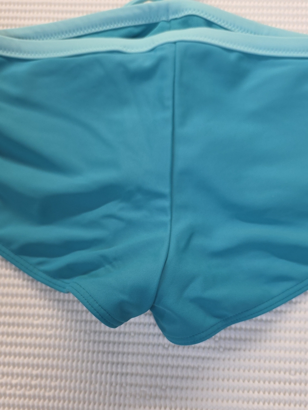 Hollister Teal Bikini Bottoms with Light Teal Trim and Pink Floral Detail Small - Picture 7 of 10